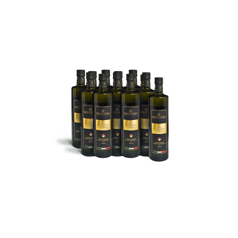 12 Flasche Olivenöl EV 500 ml + 4kg Zitronen Geschenk