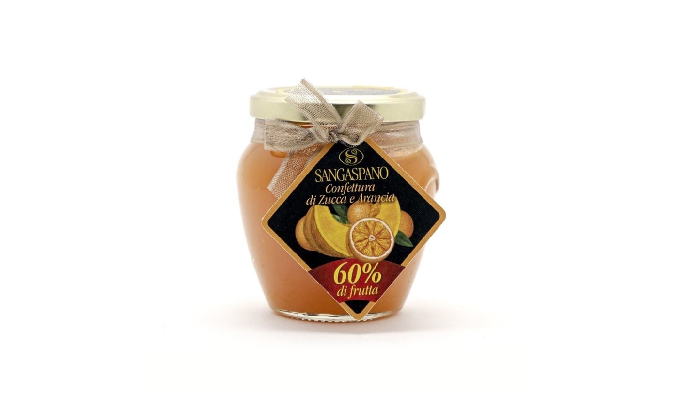 Kürbis und Orangenkonfitüre