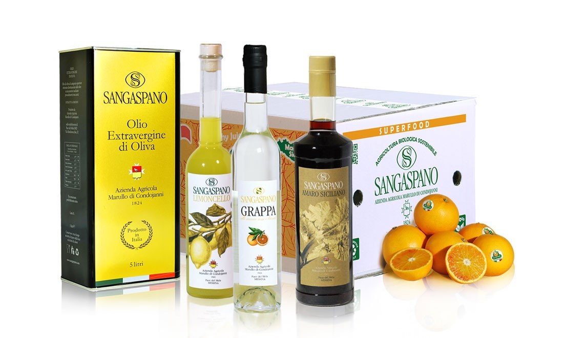 Organic citrus fruit, oil and Sicilian spirits Extra-Mix