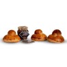 3 Brioches Siciliane col “tuppo” con crema pasticcera