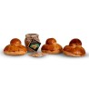 3 Brioches Siciliane col “tuppo” con crema pasticcera