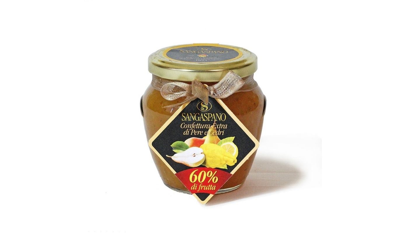 Birnen und Zedernkonfitüre extra
